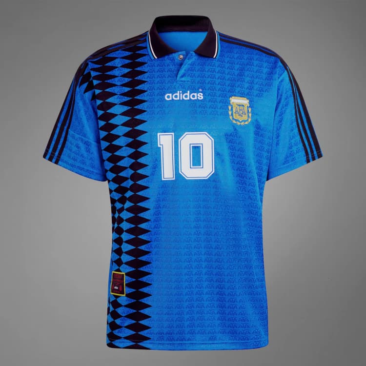 Camiseta retro Argentina 1994 alternativa azul Maradona #10