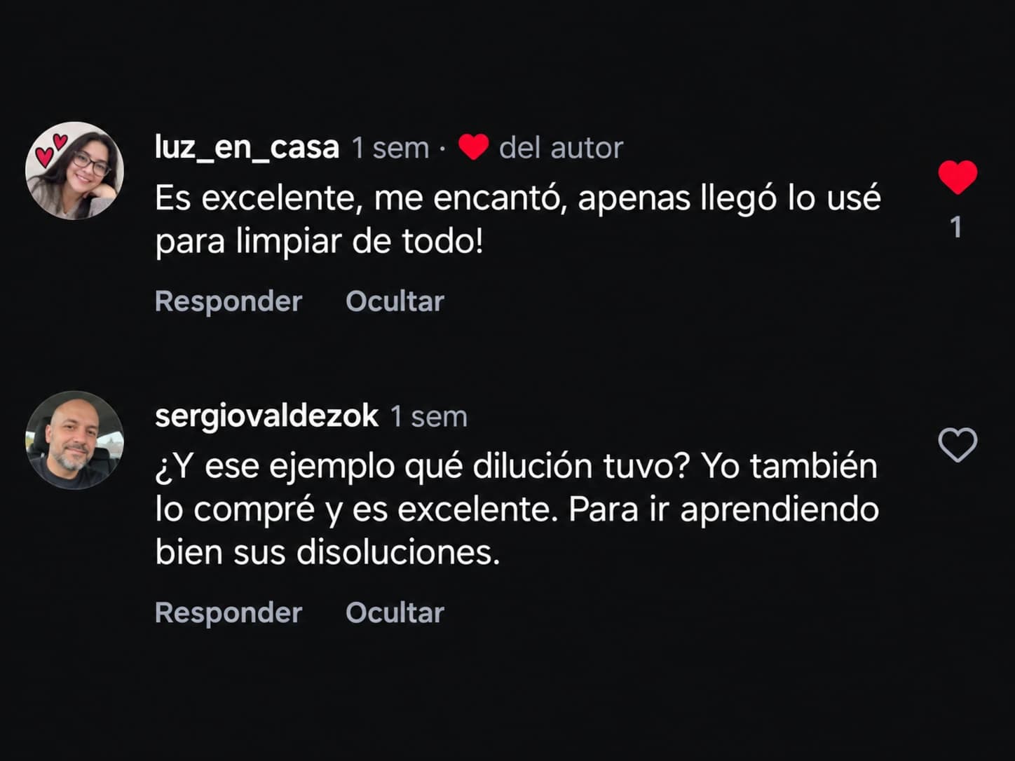 Captura de opinión aportada por la tienda 7 de 13