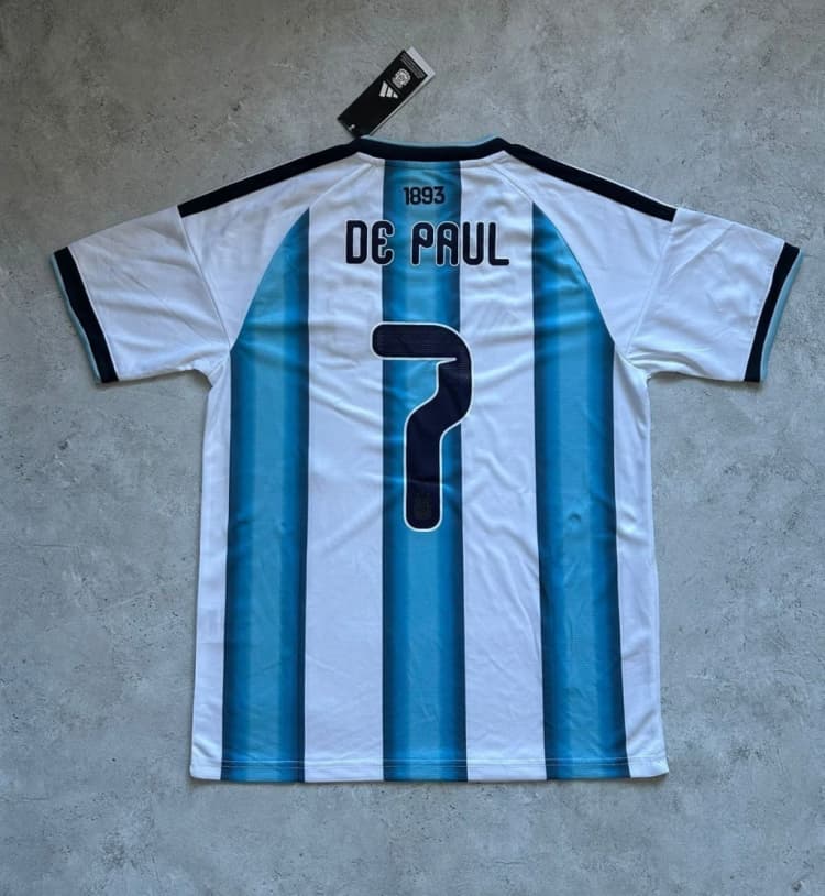 Camiseta Selección Argentina 2026 titular Rodrigo De Paul #7